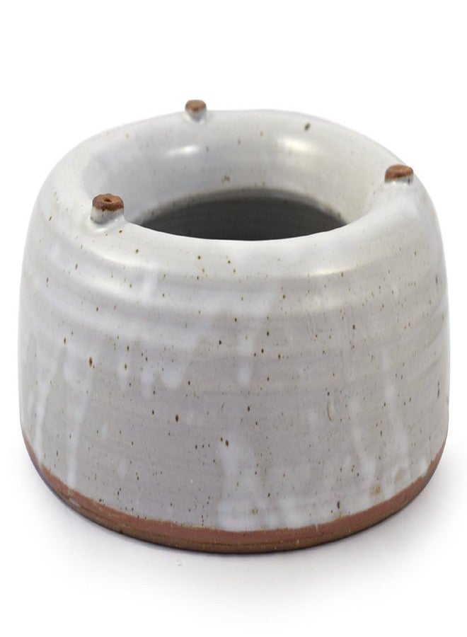 Modern Artisans American Made Heavy-Weight Splash-Reducing Stoneware Water Bowl for Cats and Small Dogs (48oz) - Image 1